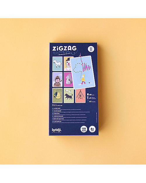 Londji Zig Zag Game - Learn to Sew by Playing! - Recycled Cardboard Creative Toys