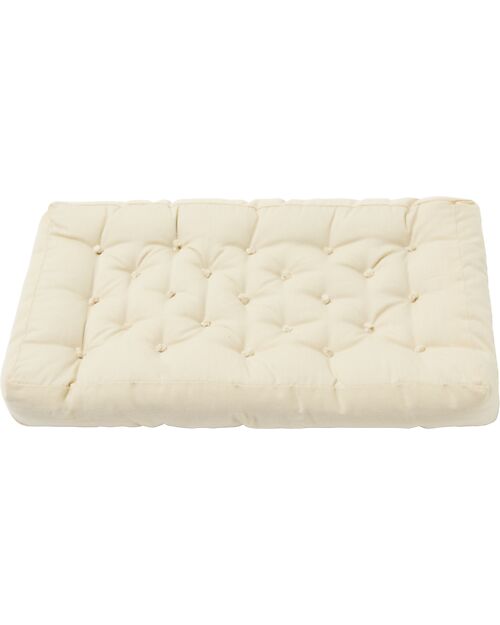 Lorena Canals Ammi Set - Cradle/Rug/Basket/Pouf - 100% Recycled Material - Mini Lorena Collection - 22 x 32 x 16 cm Dolls