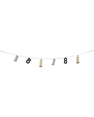Lorena Canals Back to School Garland - 240 cm Lenght Room Decorations