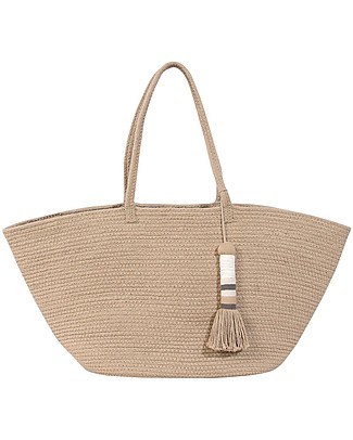 Lorena Canals Basket Bag Cistell, Linen - Hand-made (35x65 cm) Toy Storage Boxes