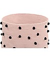 Lorena Canals Basket with Pebbles, Vintage Rose - Handmade and washable Storage organisers