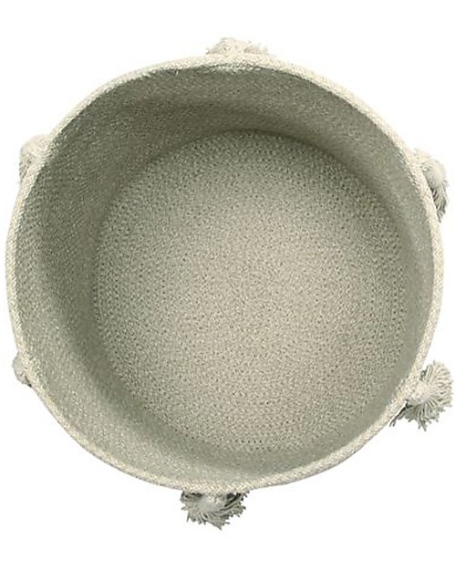 Lorena Canals Basket Woody - Olive - Cotton (30x30 cm) Storage organisers