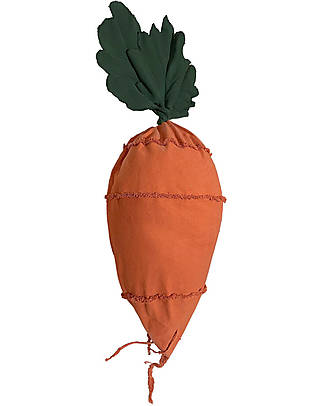 Lorena Canals Bean Bag Cathy the Carrot - Oli&Carol - Cotton - (100x55 cm) Pouf