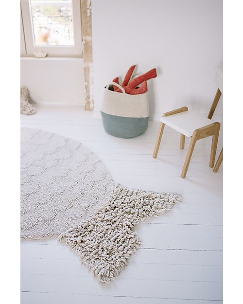 Lorena Canals Big Fish Washable Rug, Natural - 100% Cotton (110 x 180 cm) Carpets