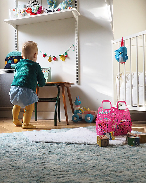 Lorena Canals Big Machine Washable Rug Emerald Green Mix  100% Cotton (140cm x 200cm) Carpets