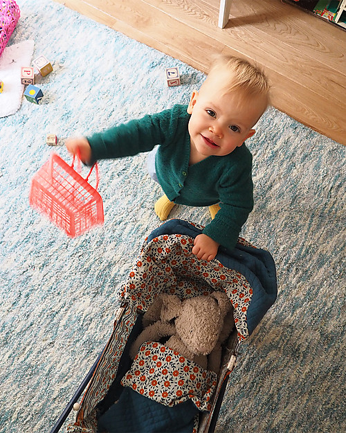 Lorena Canals Big Machine Washable Rug Emerald Green Mix  100% Cotton (140cm x 200cm) Carpets