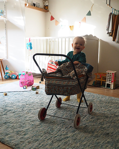 Lorena Canals Big Machine Washable Rug Emerald Green Mix  100% Cotton (140cm x 200cm) Carpets