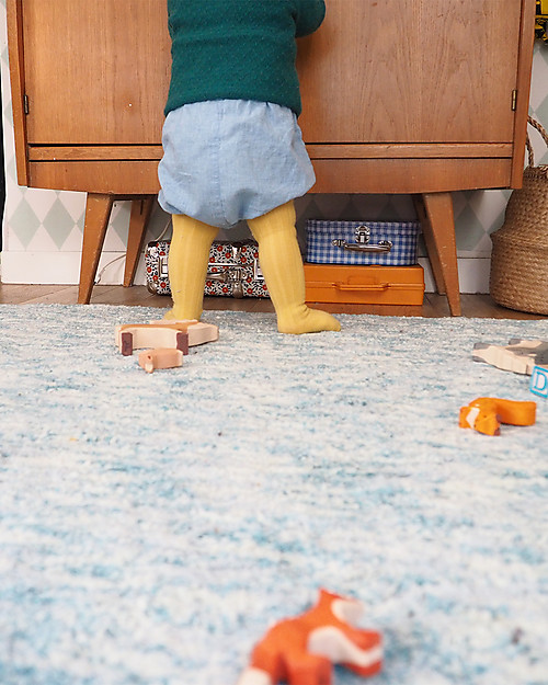 Lorena Canals Big Machine Washable Rug Emerald Green Mix  100% Cotton (140cm x 200cm) Carpets