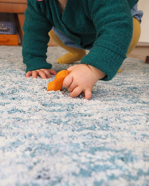 Lorena Canals Big Machine Washable Rug Emerald Green Mix  100% Cotton (140cm x 200cm) Carpets