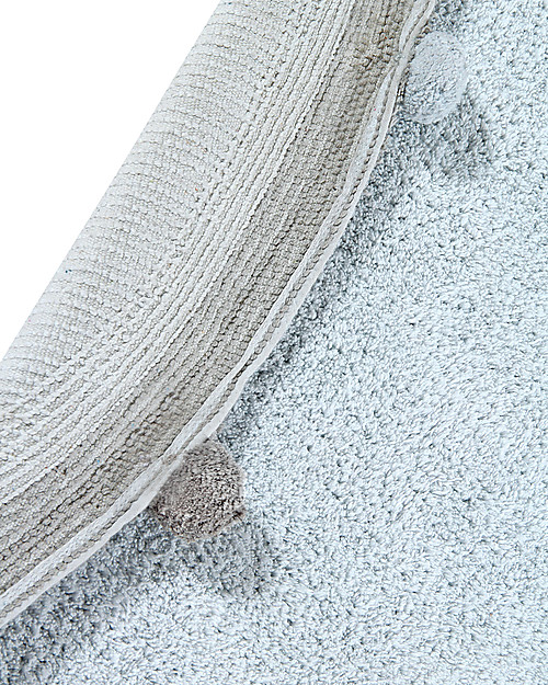 Lorena Canals Bubbly, Round Machine Washable Rug, Blue - 120 cm diameter Carpets