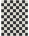 Lorena Canals Chess Rug - Dark Grey - Natural Cotton - Little Chefs Collection - 120 x 160 cm Carpets