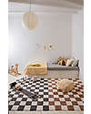 Lorena Canals Chess Rug - Dark Grey - Natural Cotton - Little Chefs Collection - 120 x 160 cm Carpets
