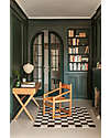 Lorena Canals Chess Rug - Dark Grey - Natural Cotton - Little Chefs Collection - 120 x 160 cm Carpets