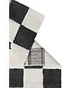 Lorena Canals Chess Rug - Dark Grey - Natural Cotton - Little Chefs Collection - 120 x 160 cm Carpets