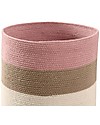 Lorena Canals Cotton Basket Bazaar, Ash Rose - Hand-made (35 x 50 cm) Storage organisers