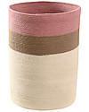 Lorena Canals Cotton Basket Bazaar, Ash Rose - Hand-made (35 x 50 cm) Storage organisers