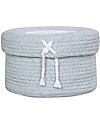 Lorena Canals Cotton Basket Candy Box, Light Blue - 20x13 cm Storage organisers