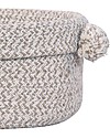 Lorena Canals Cotton Basket Tray, Natural - Hand-made (12x 30 cm) Storage organisers