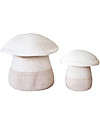 Lorena Canals Cotton Mushroom Basket with Lid - Baby (23x27 cm) Storage organisers