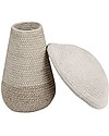 Lorena Canals Cotton Mushroom Basket with Lid - Baby (23x27 cm) Storage organisers