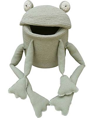 Lorena Canals Cup and Ball Toy - Fred the Frog - Fantasy Garden - Diameter 23x35 cm Storage organisers