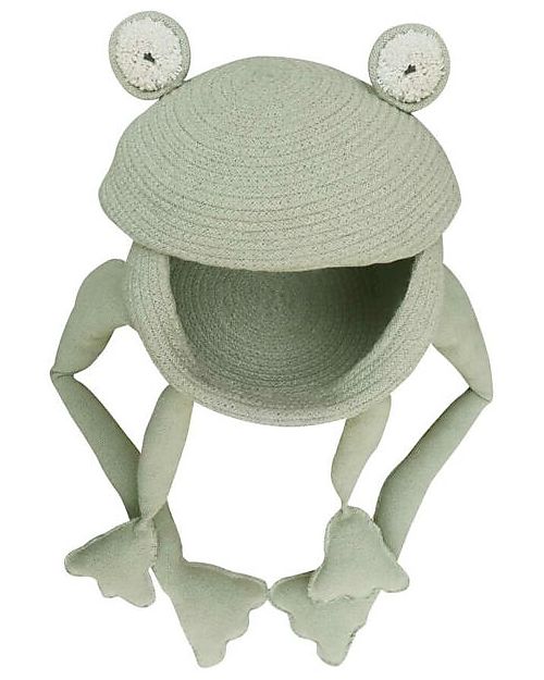 Lorena Canals Cup and Ball Toy - Fred the Frog - Fantasy Garden - Diameter 23x35 cm Storage organisers