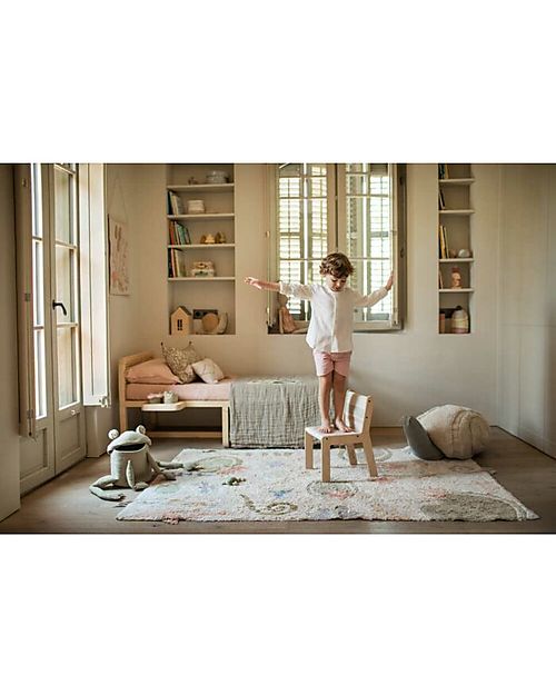 Lorena Canals Cup and Ball Toy - Fred the Frog - Fantasy Garden - Diameter 23x35 cm Storage organisers