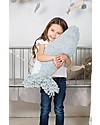 Lorena Canals Cushion Baby Fish, Aqua Blue - 100% Cotton (60 x 27 cm) Cushions