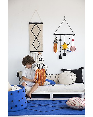 Lorena Canals Cushion Rocket - 100% cotton (65 x 30 cm) Pillows
