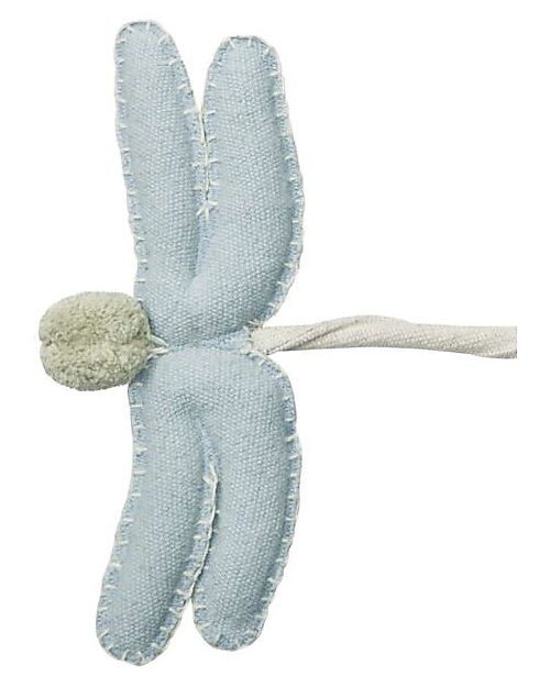 Lorena Canals Dragonfly Wand - Fantasy Garden - Soft Blue - Handmade - Cotton Canvas - (26x45 cm) Dressing Up & Role Play