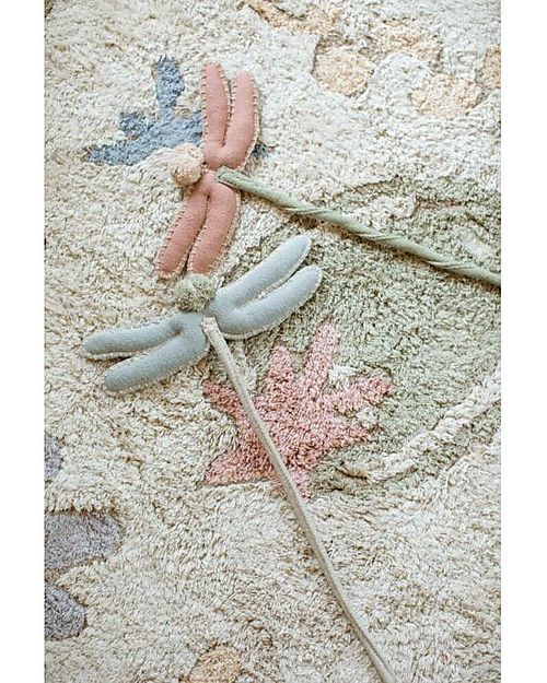 Lorena Canals Dragonfly Wand - Fantasy Garden - Vintage Nude - Handmade - Cotton Canvas - (26x45 cm) Dressing Up & Role Play