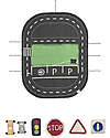Lorena Canals Eco City Set - Canvas/Traffic Light/3 Road Signs/2 Cars - Dimensions 50x65cm - New Green Toys Collection Playmats