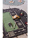 Lorena Canals Eco City Set - Canvas/Traffic Light/3 Road Signs/2 Cars - Dimensions 50x65cm - New Green Toys Collection Playmats