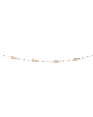 Lorena Canals Fish Garland, Natural - 170 cm Lenght Room Decorations