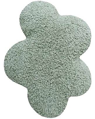 Lorena Canals Floor Cushion - Cloud - Blue Sage - Cotton - Mushrooms Collection - 40 x 50 cm Cushions