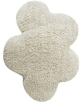 Lorena Canals Floor Cushion - Cloud - Natural - Cotton - Mushrooms Collection - 40 x 50 cm Cushions