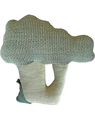 Lorena Canals Knitted Cuschion Brucy the Broccoli - Oli&Carol - (35x35 cm) Cushions