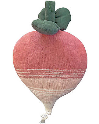 Lorena Canals Knitted Cuschion Ramona the Radish - Oli&Carol - (30x30 cm) Cushions