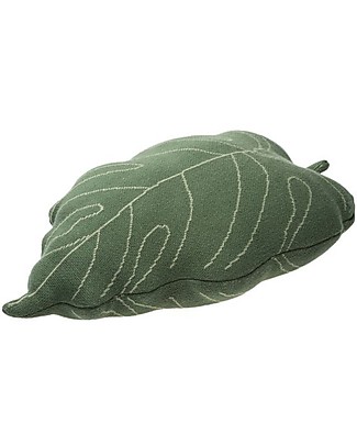 Lorena Canals Knitted Cushion Baby, Leaf - 28x42 cm Cushions