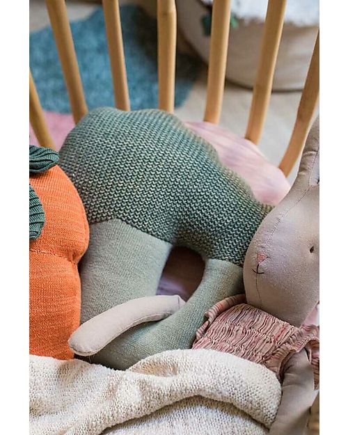 Lorena Canals Knitted Cushion Brucy the Broccoli - Oli&Carol - (35x35 cm) Cushions