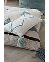 Lorena Canals Knitted Cushion - Little Oasis Nat - Indus Blue - (40x25 cm) Cushions
