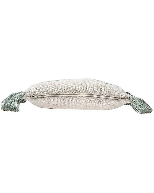 Lorena Canals Knitted Cushion - Little Oasis Nat - Indus Blue - (40x25 cm) Cushions