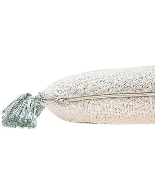 Lorena Canals Knitted Cushion - Little Oasis Nat - Indus Blue - (40x25 cm) Cushions