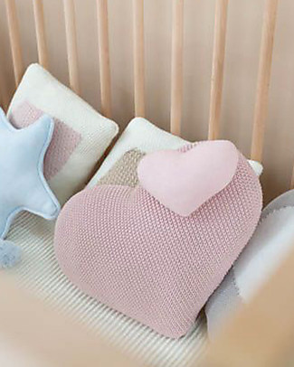Lorena Canals Knitted Cushion Love, Heart - 30x35 cm Cushions