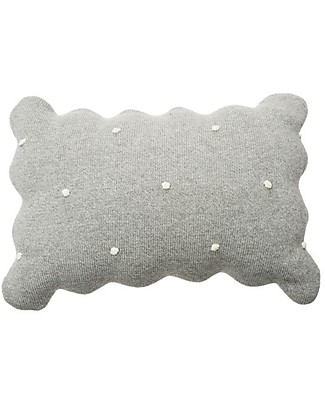 Lorena Canals Knitted Cushion Rectangular Biscuit, Grey - 25x35 cm Pillows