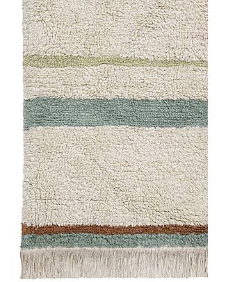 Lorena Canals Lanes Washable Rug - Eco City - Vintage Blue - (140x200 cm) Carpets