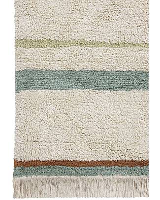 Lorena Canals Lanes Washable Rug - Eco City - Vintage Blue - (90x130 cm) Carpets