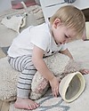 Lorena Canals Machine Washable Atlas Natural - Vintage Blue - 100% Cotton (120 x 160 cm) Carpets