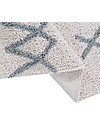 Lorena Canals Machine Washable Atlas Natural - Vintage Blue - 100% Cotton (120 x 160 cm) Carpets