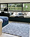 Lorena Canals Machine Washable Big Washable Rug Mix - Linen-Navy - 100% Cotton (140cm x 200cm) Carpets